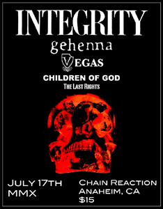 Integrity July 17, 2010 Show In Los Angeles
