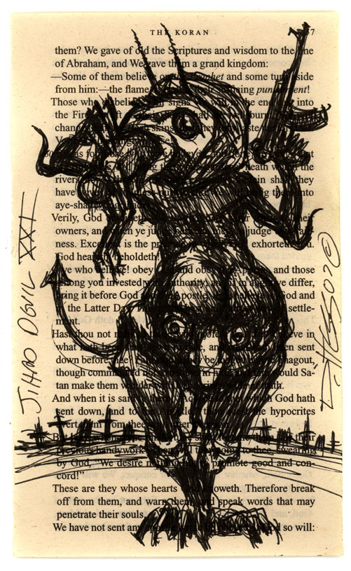 Derek Hess Jihad Devil