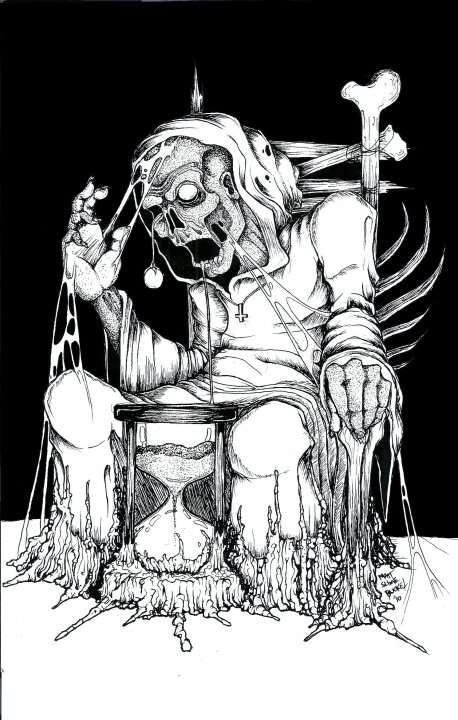Matt Ferri - Original Artwork for Living Decay - Doomed to Last Matt Ferri - Original Artwork for Living Decay - Doomed to Last