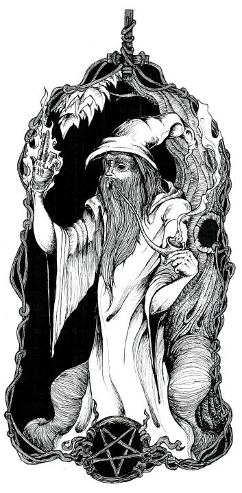Matt Ferri Original Art Wizard