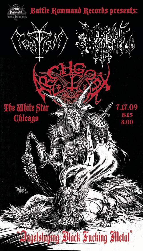 Original Flyer by Putrid in 2009 Putrid Original Artwork