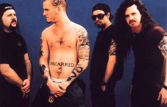 Pantera group photo 1990