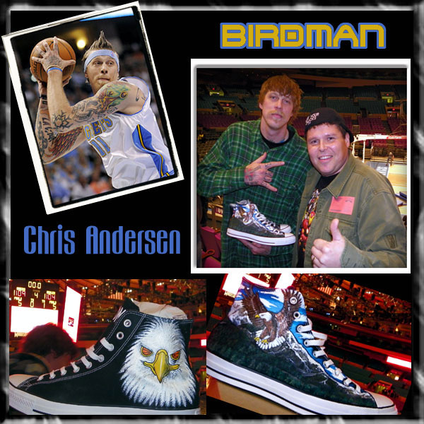 Custom Chucks for Chris The Birdman Anderson by MAG