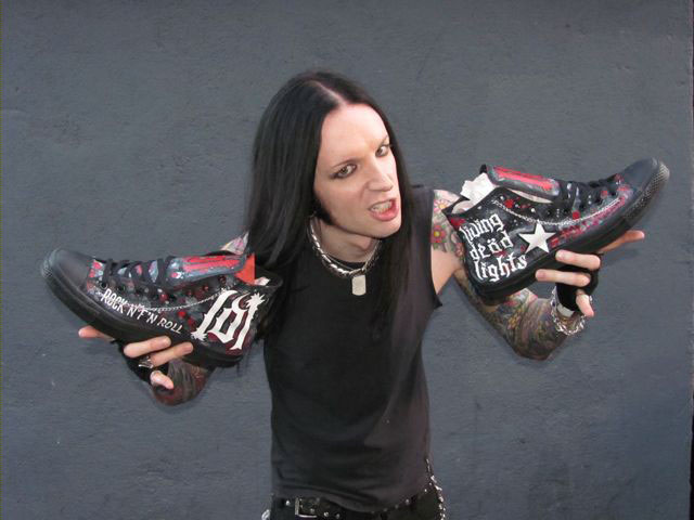 Living Dead Lights Custom Chucks by MAG