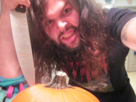 Matt Slime Bucket - Pumpkin Carving pt II Matt Slime Bucket - Pumpkin Carving pt II