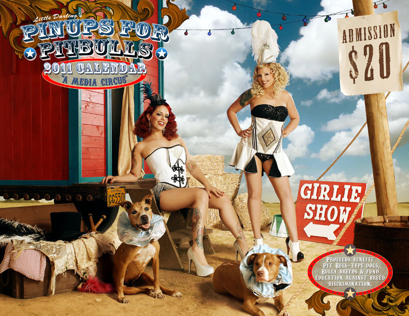 Pinups For Pitbulls 2011 Calendar Cover