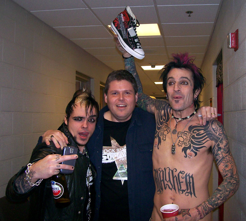 MAG with Custom Chuck client Tommy Lee MAG with Custom Chuck client Tommy Lee