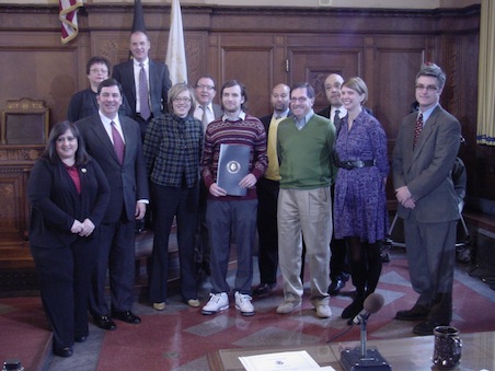 Greg Gillis aka Girl Talk Meets with Pittsburgh City Council