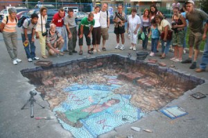 Julian Beever - Beneath Every Carpark Julian Beever - Beneath Every Carpark