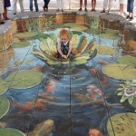 Julian Beever - Feeding the Fish Julian Beever - Feeding the Fish