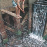 Julian Beever - Taking The Plunge Julian Beever - Taking The Plunge