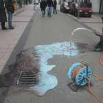 Julian Beever - Waste of Water Julian Beever - Waste of Water