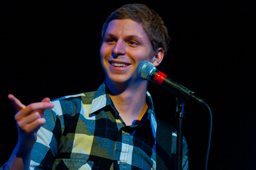Michael Cera PLaying Bass with Mister Heavenly