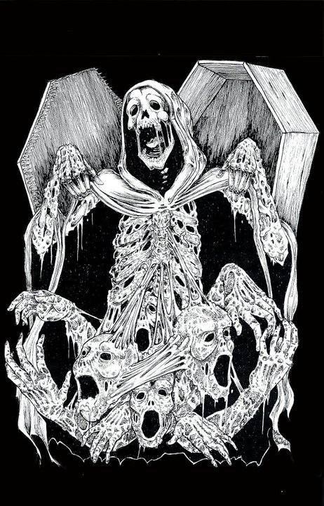 New Artwork for Coffin Dust by SLIME