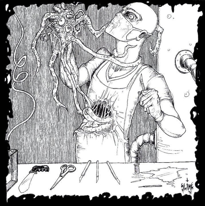 Necrocide album art by SLIME