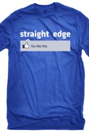 1981 Clothing Straightedge Facebook T-Shirt