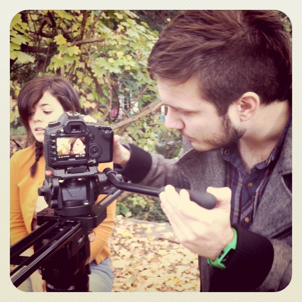 Director Thom Glunt on Set