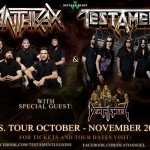 Anthrax and Testament 2011 Tour