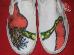 Jordan Buckley Hand Drawn Shoes Picture