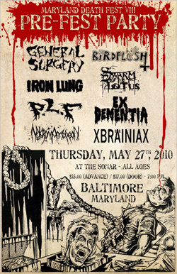 Maryland-DeathFest Pre-Party 2010