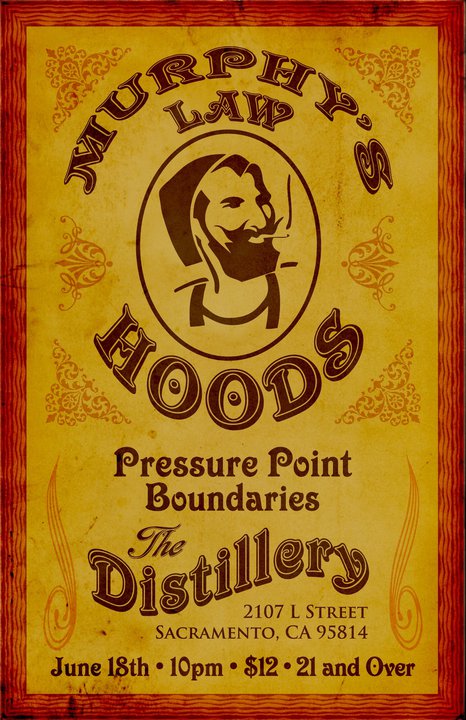 Hoods June 18 Show Flyer