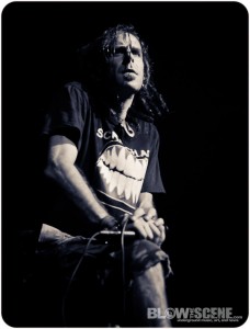 Lamb of God singer Randy Blythe live in Philadelphia in January 2012