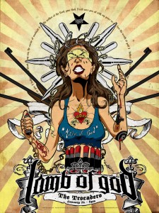 Lamb of God - Philly Poster by Larry West