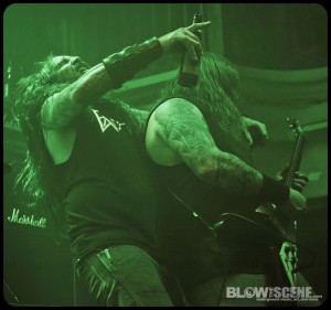 Skeletonwitch live at Jonnhy Brendas in Philly on Oct 11, 2011 by Dante Torrieri