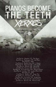Xerxes and Pianos Become The Teeth US Tour
