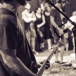 Hot Water Music band live at The First Unitarian Church in Philadelphia