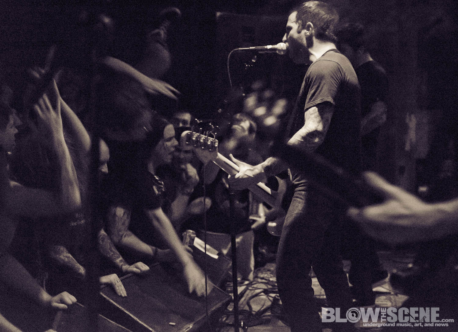 Old Man Gloom - band live at First Unitarian Church in Philadelphia