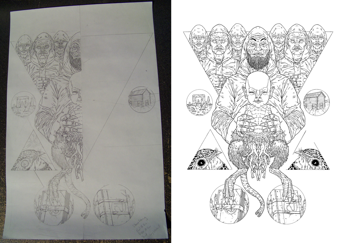 Halfsies and inked! - Michael Bukowski art Halfsies and inked! - Michael Bukowski art