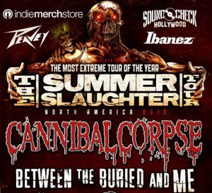 Between The Buried And Me Summer Slaughter Tour 2012