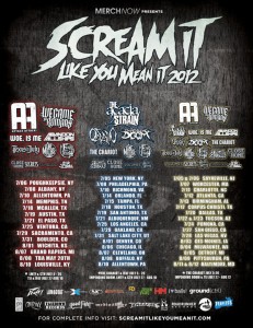 Scream It Like You Mean It 2012 Tour