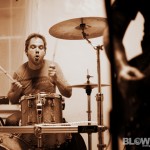 With Knives - band live at Philly House Show The Pussy Den June 2012