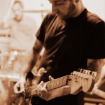 With Knives - band live at Philly House Show The Pussy Den June 2012