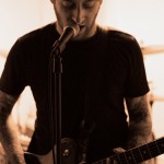 With Knives - band live at Philly House Show The Pussy Den June 2012
