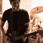 With Knives - band live at Philly House Show The Pussy Den June 2012