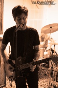 With Knives - band live at Philly House Show The Pussy Den June 2012