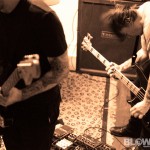 With Knives - band live at Philly House Show The Pussy Den June 2012