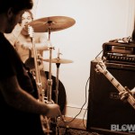 With Knives - band live at Philly House Show The Pussy Den June 2012