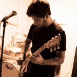 With Knives - band live at Philly House Show The Pussy Den June 2012
