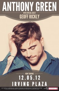 Anthony Green and Geoff Rickly Irving Plaza Anthony Green and Geoff Rickly Irving Plaza