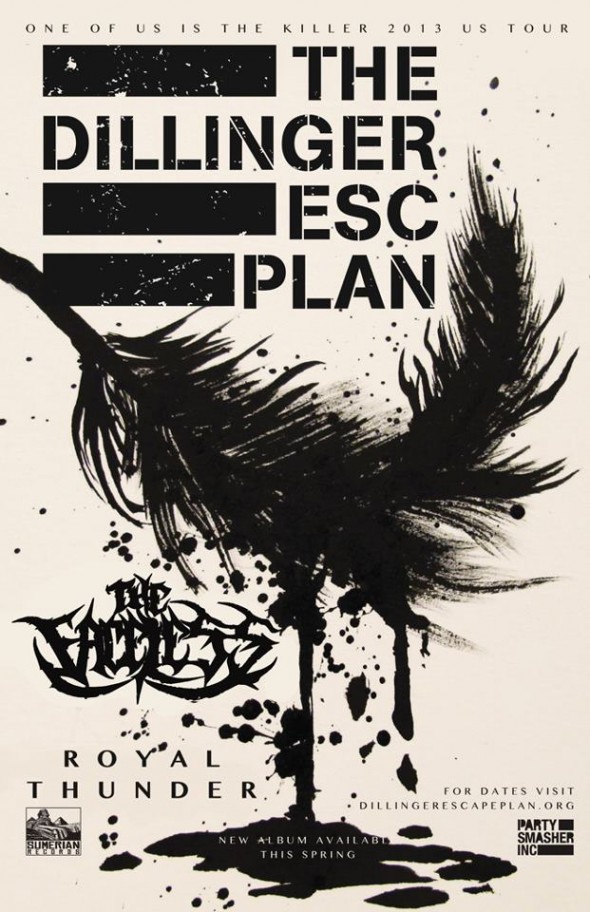 dillinger escape plan 2013 US tour