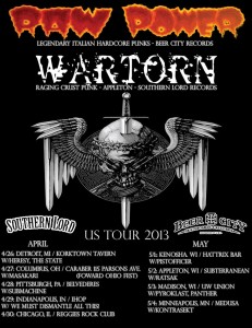Raw Power Wartorn US Tour