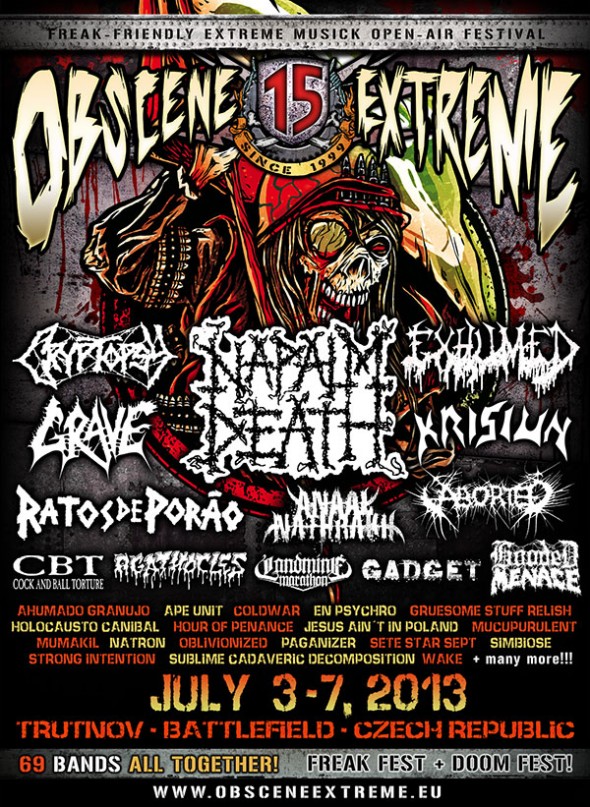 Obscene Extreme 2013 Czech