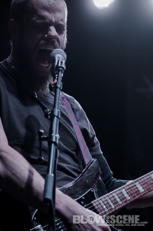 John Baizley performing with Converge John Baizley performing with Converge