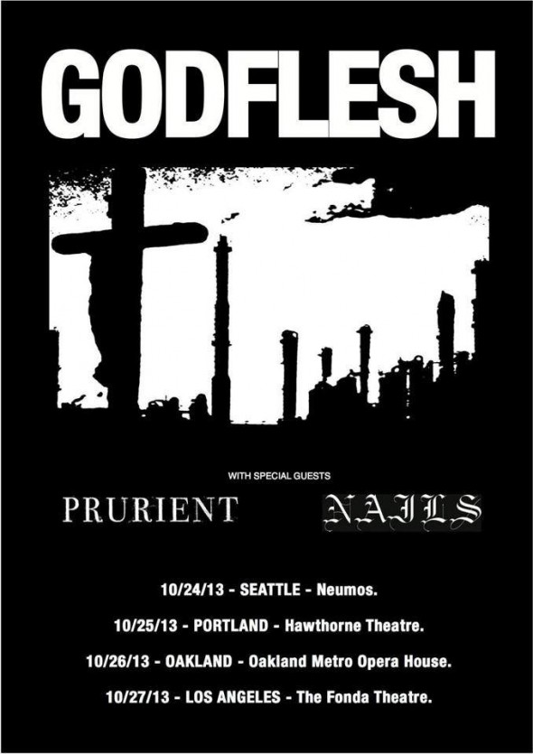 nails godflesh tour