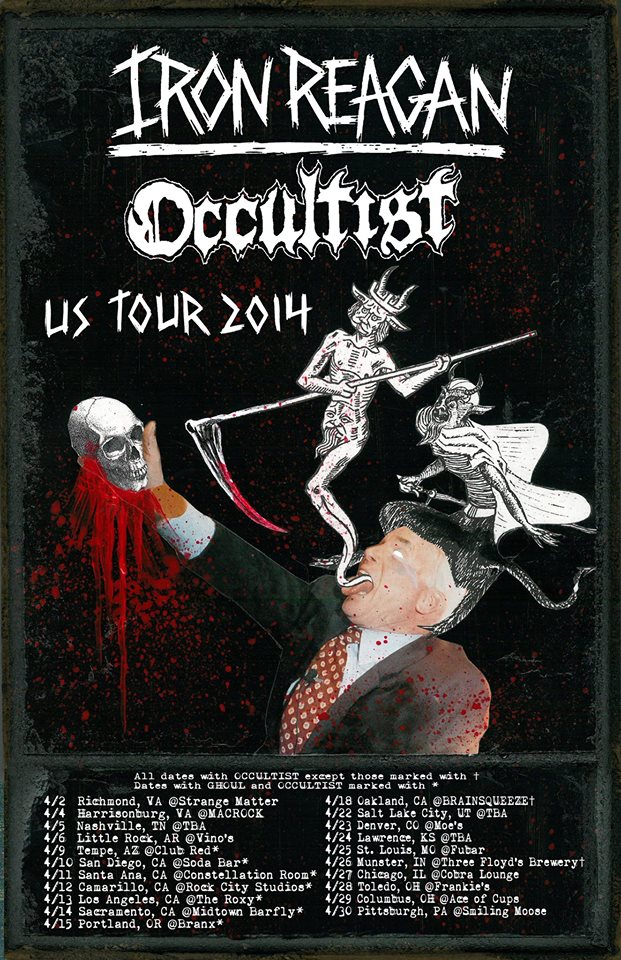 Iron Reagan Occultist Tour