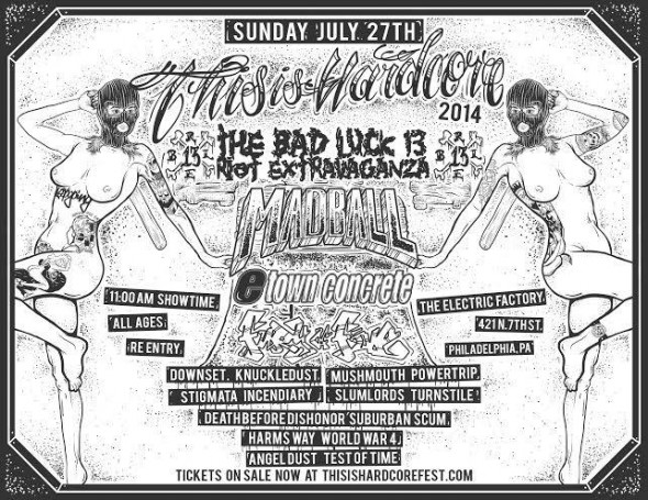 this is hardcore 2014 sunday flyer